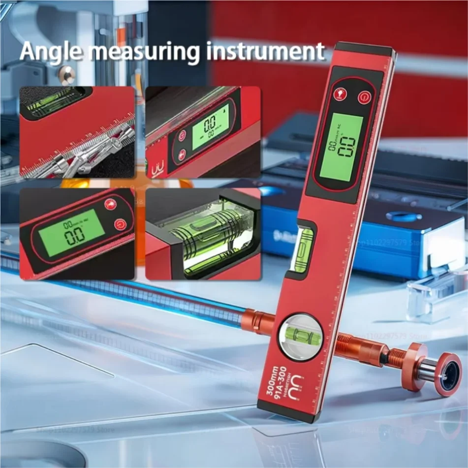 Spirit Level - Waterpass Digital Magnetik Elektrik, Pengukur Sudut
